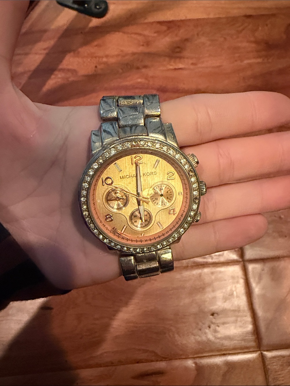 Michael Kors Chronograph Bryant Stainless Steel Bracelet Watch 37mm - Picture 3 of 7